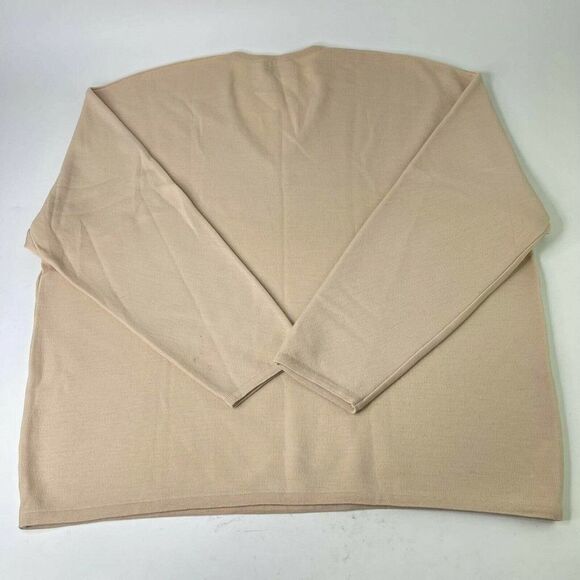 ST. CROIX MEN’S PULLOVER CREME Size XX Zephyr wool knit V-Neck SWEATER - Picture 2 of 12